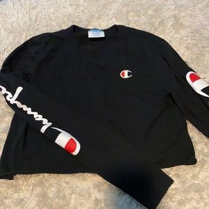 Champion x-small long sleeve crop top.